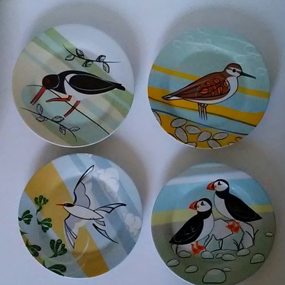 MARK GRECO | Coast Set of 4 Plates NWOT - Picture 2 of 6